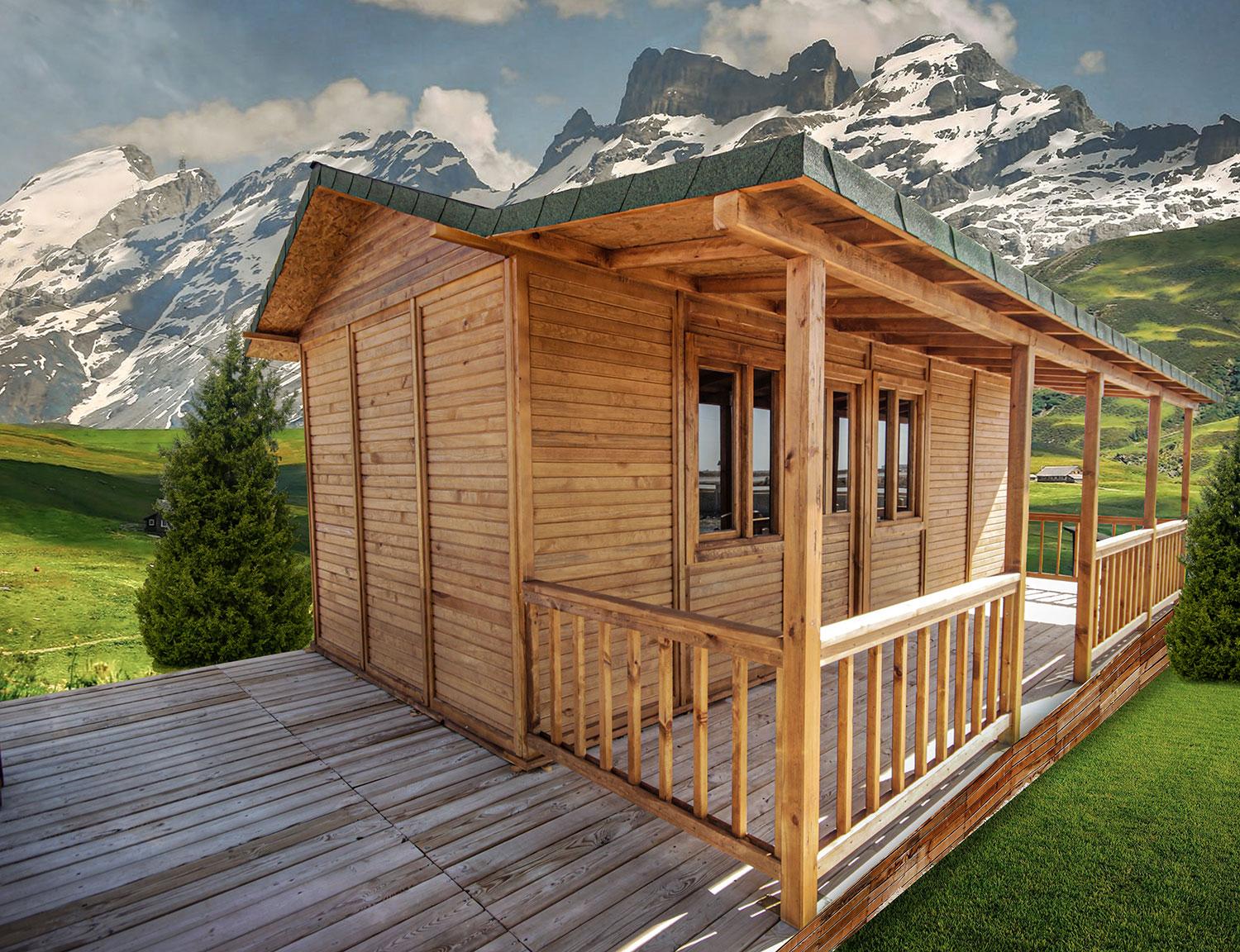 AEV  062 - Taşınabilir Ahşap Ev